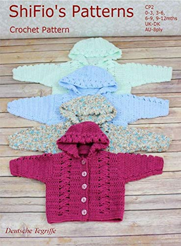 Häkelanleitung – CP2 - Kinderjacke - Deutsch Terminologie