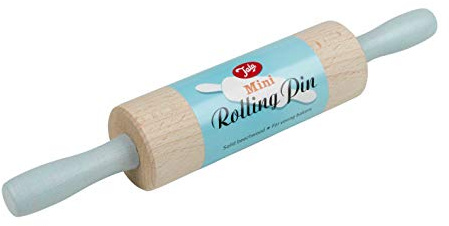 Tala Mini Rouleau à Pâtisserie en Bois de Hêtre FSC – Parfait pour les Jeunes Boulangers, Compact pour la Cuisson, le Roulage et l'Artisanat