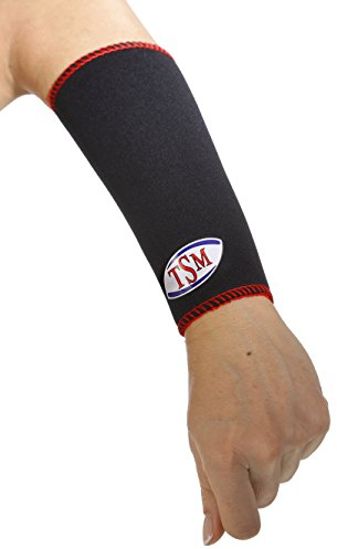 TSM Unterarmmanschette aktiv | Neoprenbandage für Schutz, Durchwärmung | Vorbeugung bei Überlastungen | Sport & Arbeit | Made in Germany |1 Stück, Größe S
