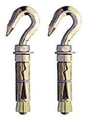 M8 Hook Bolt Shield Anchor - 2 Pack