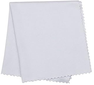 HomyWord 10 PCS White Microfiber Cleaning Cloth For All Gentle Surfaces, Touchscreens, Smartphones, Camera Lenses, LCD Screens & HD Screens 5.5x5.5 inch