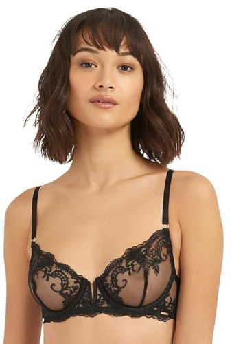 BLUEBELLA Marseille 40992 Women's Black Non-Padded Underwired Full Cup Bra 30D
