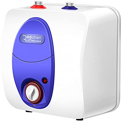 GaoYunQin Electric Hot Water Heater Instant Under 1.5KW Kitchen Sink Point-of-Use, 220V Compact Mini-Tank Storage, Stainless Steel Water Hoses (Size : 8L)