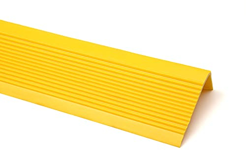 Treppenkantenprofil Safety,PVC Treppenkantenprofil Selbstklebend Winkelprofil Anti-Rutsch Treppenkante 50x25mm,Treppenstufen-Profil,Treppenwinkel-Profil,Kindergarten Stufenkanten-Profil,Rutschhemmend