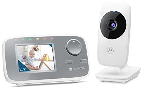 Motorola Nursery Babyphone mit Kamera - Baby Monitor VM482 - Überwachungskamera mit Farbdisplay, Zwei-Wege-Kommunikation und Infrarot-Nachtsicht - 300 M Reichweite