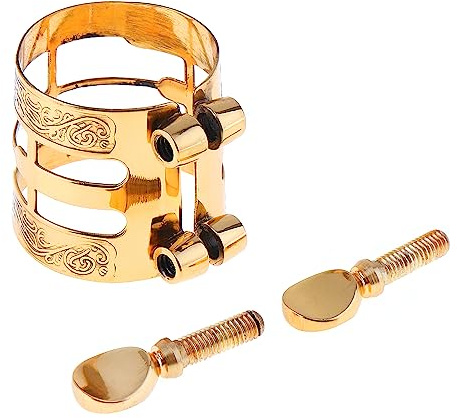 OriGlam Alto Saxophone Mouthpiece Ligature, Alto Sax Mouthpiece Ligature, Alto Saxophone Ligature Accessories for Saxophone Professionals and Beginners