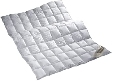 Bach's Betten Welt First Class Daunendecke extra leichte Sommerdecke Finest Down mit Traumpass - 135x200 cm
