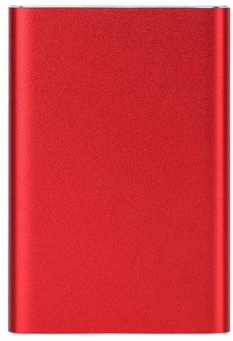 Externe Disque Dur Mobile Externe 2,5 Pouces USB 3.0 Haute Vitesse Disque Dur Portable de Stockage 1To pour Ordinateur Portable PC de Bureau Rouge