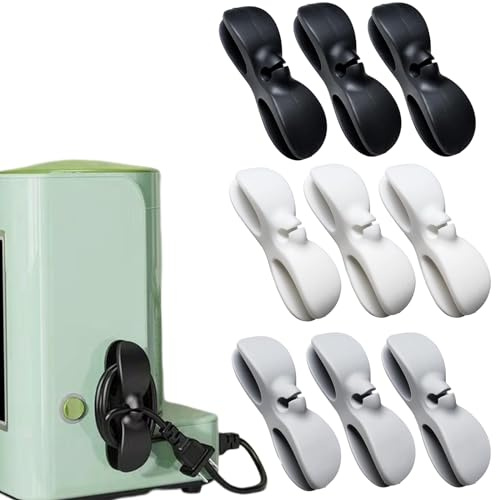 9 Pezzi Organizer per Cavi Elettrodomestici, Organizzatore di Cavi da cucina, Cord Organizer, cavi per elettrodomestici cord organizer Per frullatori,macchine da caffè,Mixer Tostapane Cooker Air Fryer