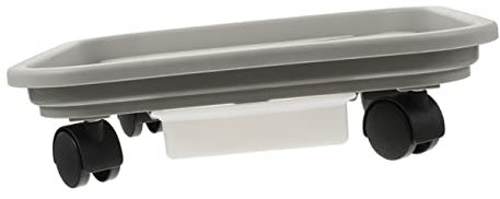 BESPORTBLE Blumentopf Tablett eingetopft Pflanztopftablett blumentopf untersetzer blumenkübel untersetzer Rolle zimmerpflanzen Kunststoffschale für Pflanzen Tablett für Topfpflanzen runden