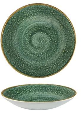 MOON TURQUOISE MELAMINA PLATO HONDO 24