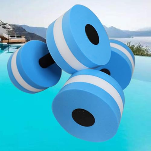 27x15cm 2er Aqua Hanteln Set Hanteln Kurzhanteln Gewichte Für Gymnastik Aerobic Fitness Hantelset, Schwimmhanteln Aqua Aerobic I Wasser Aerobic-Training Schaum Hanteln,Aqua Fitnessgerät Wassersport
