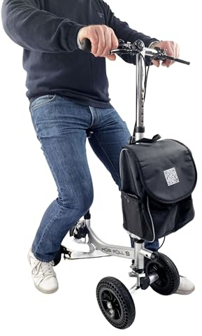 Rollator MOBI ROLL MRW24 con freno a tamburo – Sedia ortopedica per anziani, ausilio alla deambulazione, sostituto delle stampelle, supporto mobilità, camminatore per disabilità motorie.