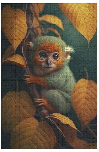 AFFE Holzpuzzle - 1000 Teiliges Jigsaw Knobelspiel - Puzzle Für Erwachsene & Kinder - Outdoor & Reisespielzeug （78×53cm）