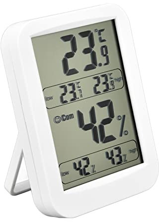 Hygromètre du Thermomètre Monice d'humidité à Température Précise pour les Reptiles Terrarium Greenhouse