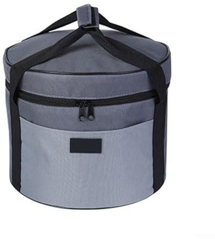 Outdoor Camping Storage Bag, Pot Carry Bag With Handle, Picnic Bags For Camping Outdoor Picnic Adventures(Gray)