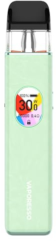 Vaporesso XROS 5 Kit Auto draw & button activation Vaporizer, COREX 3.0 Tech 30W Vape,1500mAh Battery fit 3ML XROS Pod Cartridge (0.4/0.6ohm) MTL & RDL vaping, kein Nikotin (Jadegrün)
