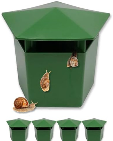 4 Pièce Pièges Escargots, Piège à Limaces, Pièges à Limaces et Escargots, Attraper Les Limaces, pour Attraper Les Limaces, Escargots, sans Danger pour Les Enfants et Les Animaux Domestiques