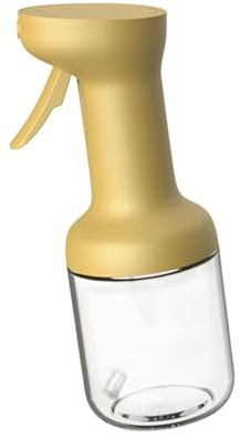 Uqezagpa Nonslip Silicone Handle Oil Misters Bottle Leak Proof Pumps Sprayer For Cooking Control And Multipurpose Kitchen Applications PP Silicone Glass Dispenser