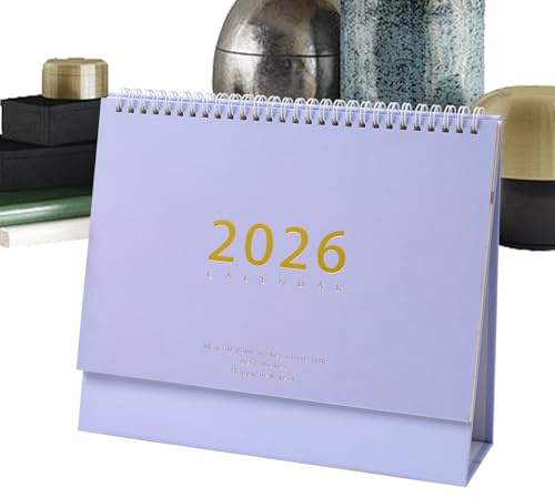 Tischkalender 2026 – Familienplaner, monatlicher Stehplaner | Home-Office-Schulkalender für Wohnzimmer, Klassenzimmer, Schüler, Lehrer, Freunde, Familie, tägliches Arbeitsmanagement