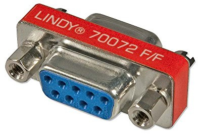 LINDY Mini Gender Changer 9 Way D Female/Female (70072)