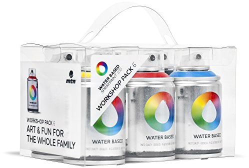Montana Colors Pack Spray Water Based 6 Main Colors
