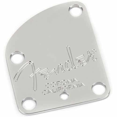Fender American Deluxe Gitarrenhalsplatte mit 4 Schrauben, verchromt