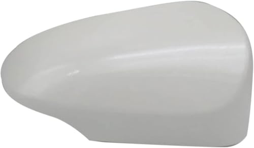 Apto para 2012 2013 2014 2015 2016 2017 2018 2019 Cubierta de espejo retrovisor exterior Puerta de ala Cubierta de carcasa de espejo lateral Carcasa-lado derecho blanco