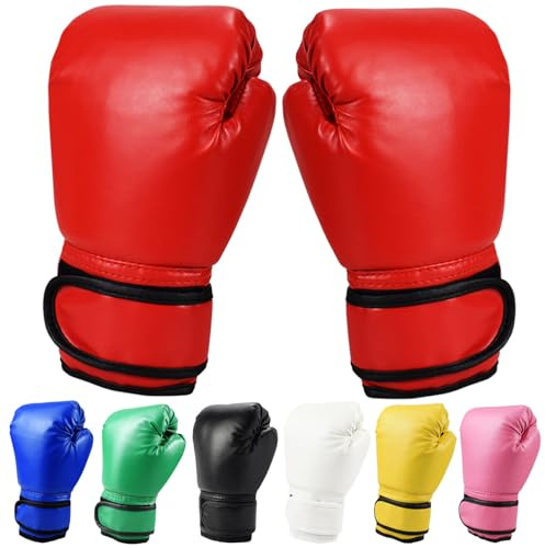 Boxningshandskar för barn, sparring stanshandskar för boxningsväska, ungdomsträning kickboxning, muay thai