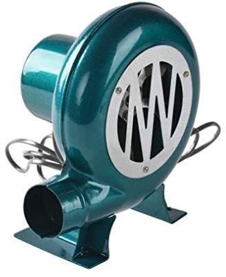 lkpqdwqz Souffleur électrique pour Cantine, Barbecue, Camping, ménage, Voiture à Batterie 48 V, souffleur Portable en Fonte 60 W (80 W) (80 W)