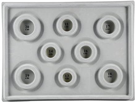 Pssopp Perlenbrett Bead Board Halskette Armband Perlen Schmuck Organizer Tray Bead Boards Perlenbrett für Schmuckherstellung Gestalten von Ketten und Armbändern