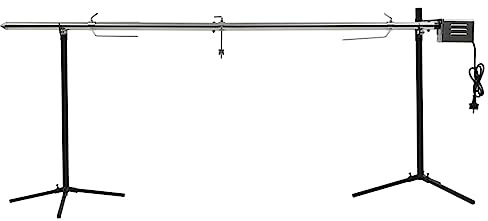NITCA Tourne Broche Électrique Rotisserie et Gril de Barbecue Grande Broche Cochon de Lait, Tourne Broche Barbecue Rotissoire - 207 x 45 x 81 cm
