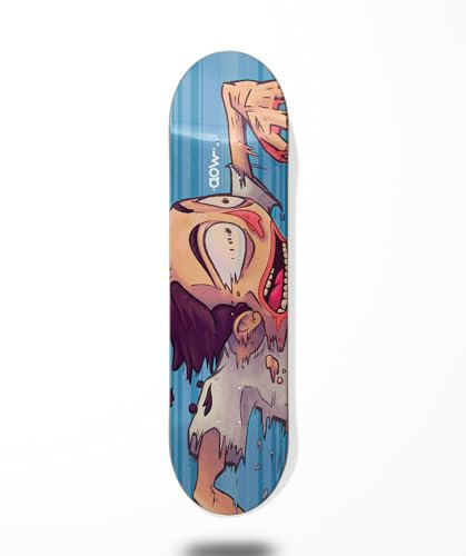 Skateboard Skateboard Deck Board Aow Fastskate Blue 7.5