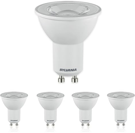 SYLVANIA GU10 LED Warmweiß 7W | 85W Ersatz | 5er Pack | 3000K Leuchtmittel | Sehr Hell 610 lm Spot | 36° Abstrahlwinkel