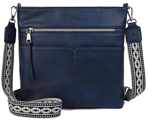 Gladdon handbags for women,damenhandtasche,umhängetasche damen mittelgroß,Crossbody Bag, Leder handtaschen multi pochette tasche,Schultertasche mit Breite Schultergurte Jacquard-Gewebe