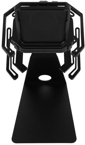 PRETYZOOM Microphone Shock Mount Adjustable Desk Mount Mic Holder Pop Filter for Livestreaming and Studio Recording