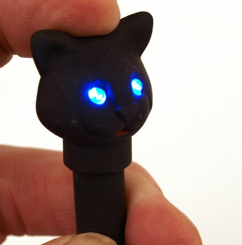 Cat pen with LED torch and sound effects.