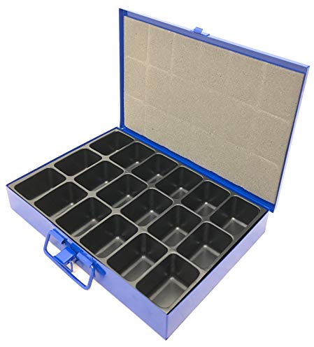 Nordwest Coffret avec 18 compartiments en tôle 340 x 240 x 50 mm