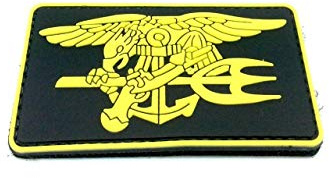 Patch Nation US Navy Seals Special Ops Steinadler PVC Airsoft Paintball Klett Emblem Abzeichen