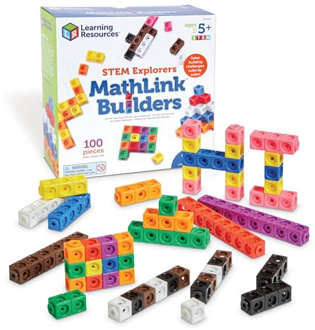 Learning Resources LER9294 Byggklossar, One Size, Flerfärgad