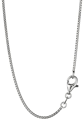 NKlaus Venezianerkette für Damen 925 Silber, Silber, 1,0mm 80cm, 1 Stück | Breite: 1,0mm; Gewicht: 4,3g; 4,3g