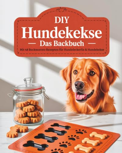 DIY Hundekekse - Das Backbuch von der Hundeernährungsexpertin für gesunde und selbstgemachte Hundekekse: Mit 48 Backmattenrezepten für Hundeleckerlies & Hundekekse