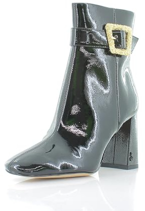 Sam Edelman Corinne Fashion Boot Black Patent 8.5 Medium
