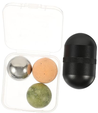 minkissy Jade-gesichtsroller Für Massage Hautstraffung Und Kühleffekt Abnehmbarer Jade-kugel-roller Für Gesicht Augen Und Hals Einfach Zu Reinigen Und Wiederverwendbar Für Tägliche Gesichts