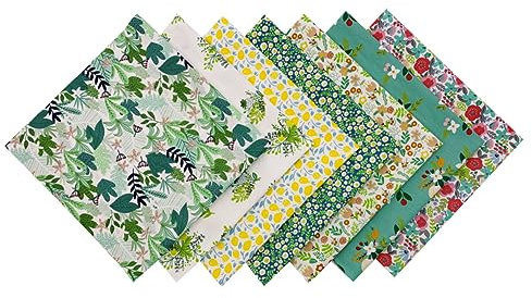 HAWILLOSCH 7stücke Baumwolle Handwerk Patchwork Tuch Gedruckt Stoff DIY Stoff Nähen Tuch Baumwoll-bastelstoff Patchwork-Baumwollstoff Nähstoff Baumwolle Nähzubehör