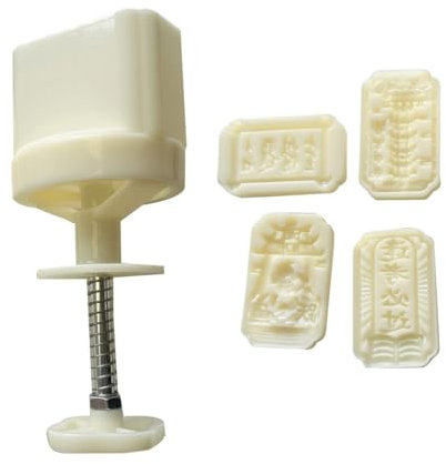 Stampi Mooncakes efficienti e facili da usare, manuali funzionali Mooncakes Press Stampi da forno in rilievo per gli appassionati di cottura