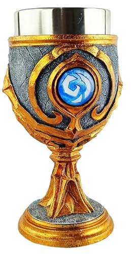Taza de copa de fantasía, copa de vino coleccionable, copa de tostada de boda, copa de cáliz medieval, medieval, accesorio de boda de acero inoxidable para celebraciones elegantes, eventos