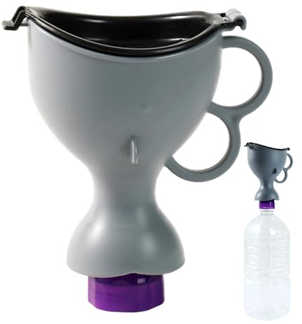 Portable Car Potty - Ergonomic and Compact Urinal Bottle, Travel and Camping Potty Container, Leak Proof Hygienic Spill Proof Bottle | Travel by carret