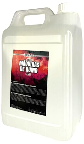 X SOUND & LIGHTING Líquido para Máquina de Humo 5L, Smoke Machine, Niebla para Discotecas, Fiestas, Eventos y Shows con Efecto Profesional. (MAQUINA HAZER)