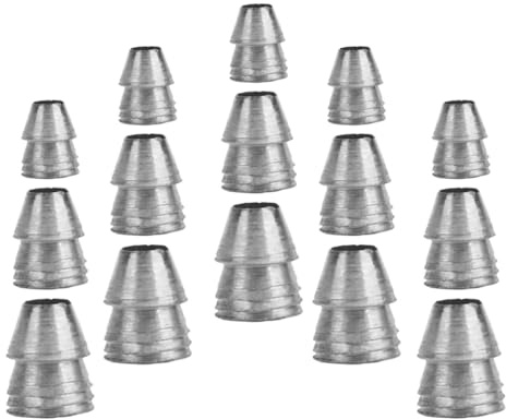 DEARMAMY Hammerkeile Metall 30 Stück mit Ø 8 12Mm Axtstielkeile aus Stabilem Eisen für Garten und Forstgeräte Praktische Befestigungslösung für Äxte und Vorschlaghämmer
